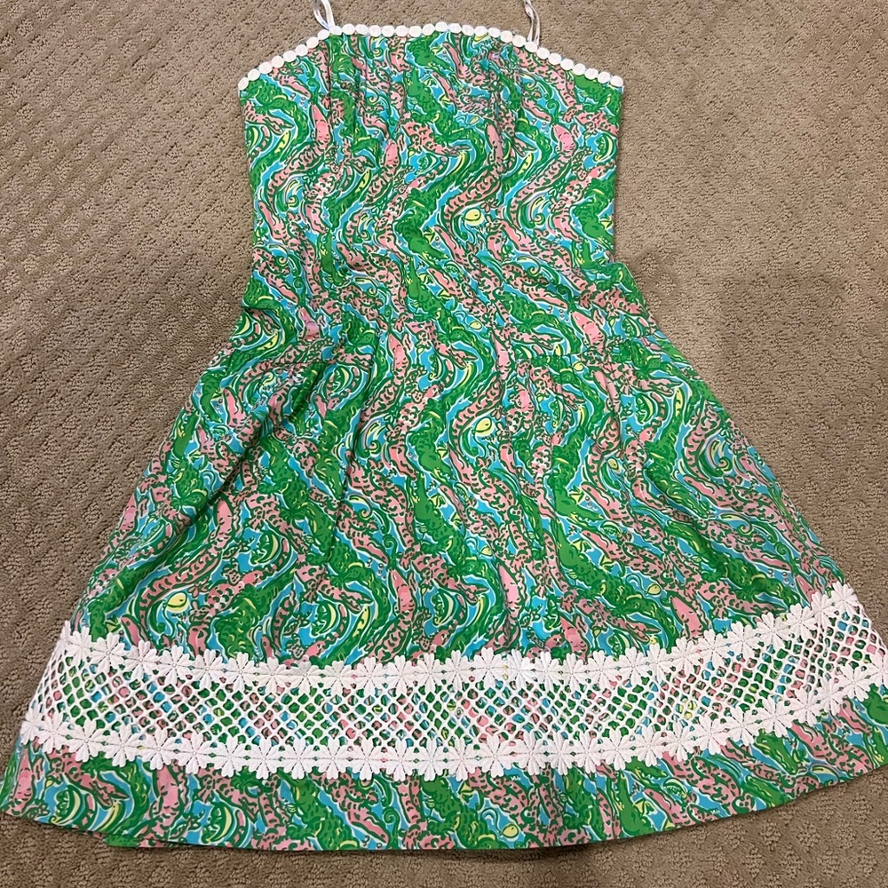 Lily Pulitzer strapless dress